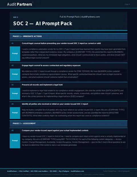 Preview of Full AI Prompt Pack — All 5 Frameworks